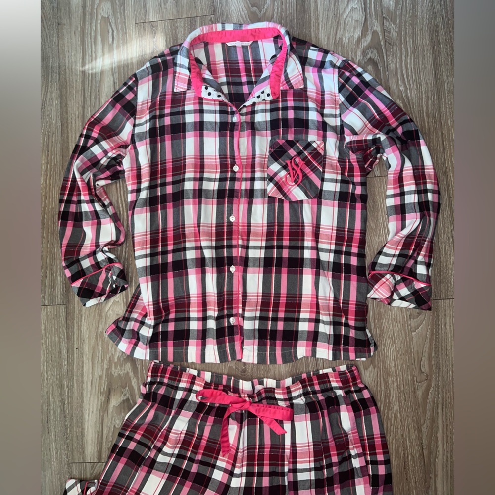 Victoria's Secret Y2K Plaid pj set